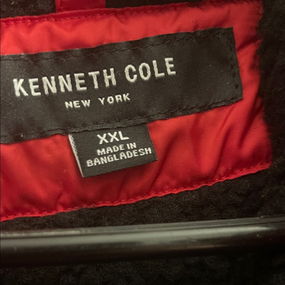 Kenneth Cole Red Puffer Jacket - Picture 2 of 5